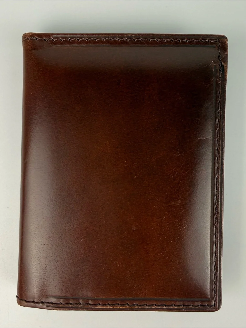 Men’s Fossil Passcase Brown Leather Wallet NEW in Box